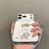 Cartoon Elephant Full Coverage Phone Case for Apple 17 Pro Max – 16 Silver Frame, 15 Corning Shell, 12 Personality.