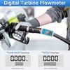 Turbine Digital Oil Meter LCD Heating Oil Flow Meter Diesel Gasoline Flow
