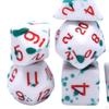 7 Pieces Multisided Dice Table Gaming Durable D4 D6 D8 D10 D12 D20 Color Changing for