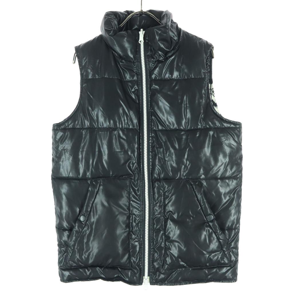 NOYET reversible Nordic Pattern knit Batting vest black Men's Used