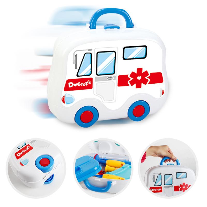 Children'S Play House Toys Simulation Medical Tools Suitcase Little Doctor Children'S Cosplay Holiday Gifts