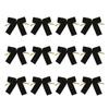 12pcs Festive Velvet Butterfly Knot Decorative Wreath Christmas Tree Ornament Gift Box Vintage  Velvet Ribbon Butterfly Knot