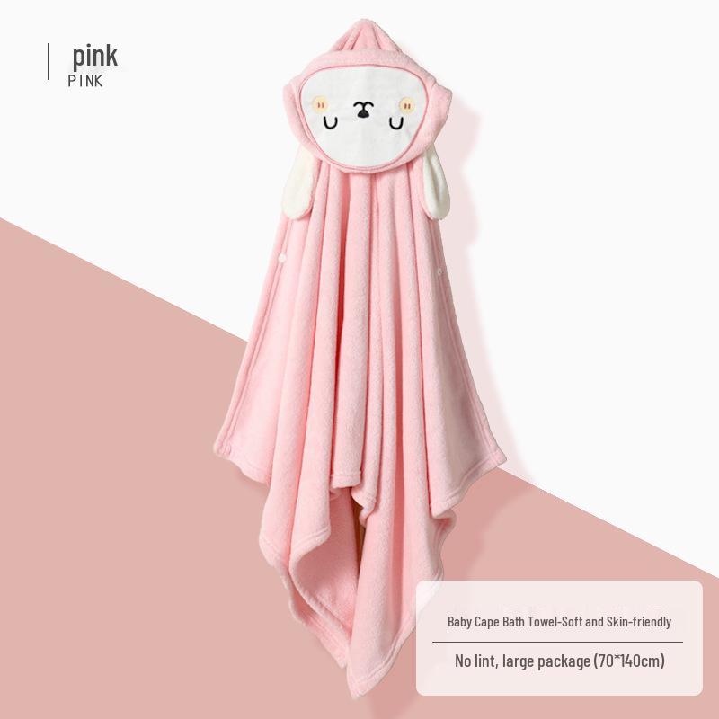 

Children s Coral Fleece Hooded Bath Towel Robe for Boys and Girls 70x140