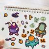 Toy Puzzle Stickers Halloween Make A Face Sticker Handicrafts Waterproof Repeat Stickers