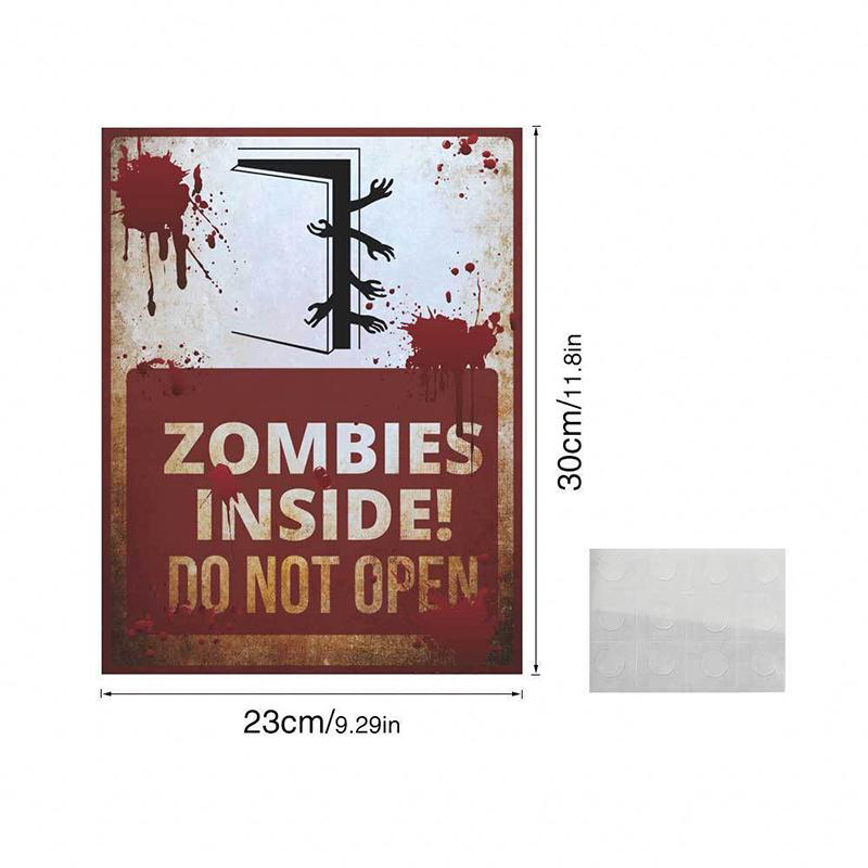 

Halloween Horror Night Mural Stickers Bloody Stickers Bathroom Toilet Stickers Mock Bathroom Glass Horror Stickers Decoration