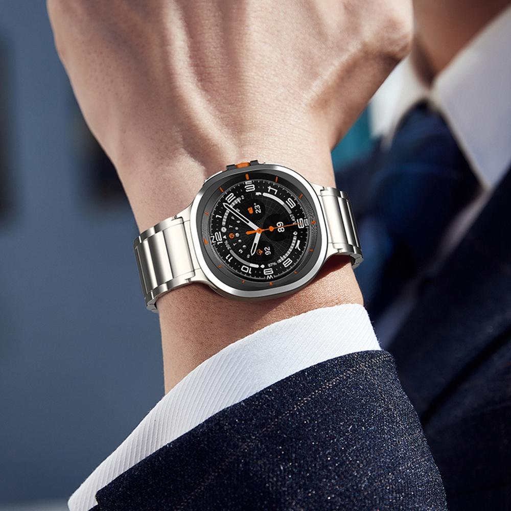 Curea de ceas pentru Samsung Galaxy Watch8 44mm/40mm/Watch8 Classic 46mm Titan 3-Zale Curea de schimb