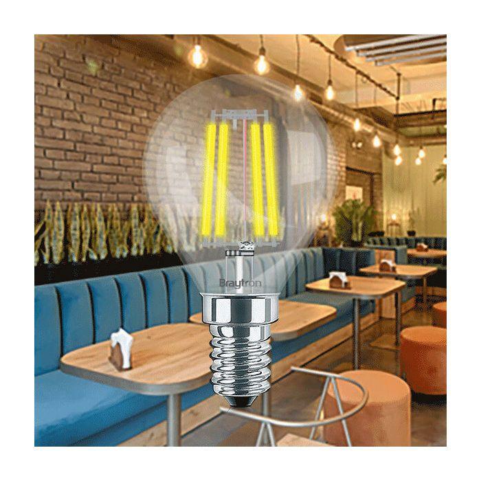 Glödlampa LED Filament E14 P45 4W 3000K 470lm