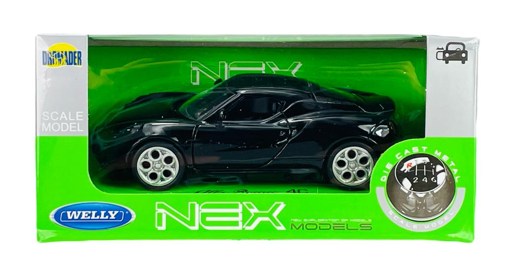 WELLY ALFA ROMEO 4C BLACK 1:34 43676