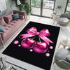 3D Pink Cherry Art Carpet for Living Room Bedroom Sofa Creative Doormat Home Decor Area Rugged Non-slip Mat Luxury Gift