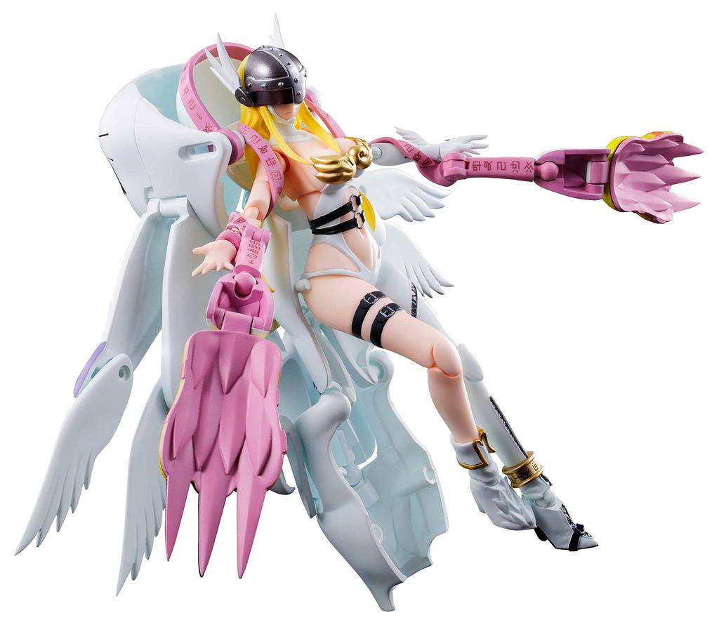TAMASHII NATIONS Super Evolution Spirit Digimon Adventure 04 Angewomon 155mm Painted Movable Figure Approx. (Angewomon) ABS&PVC&diecast