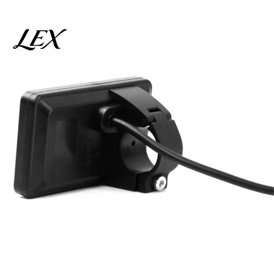 Electric Bike Control Panel Ebike Display Fit for Yozma IN 10, Bicycle LCD Screen with Waterproof 5-Pin Connector, Meter 22.2MM Handlebar E
