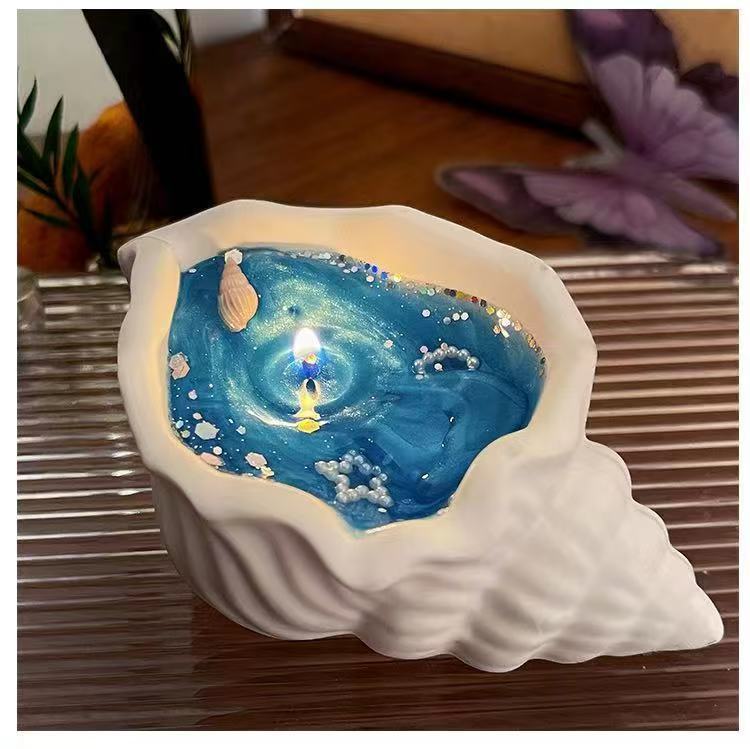 Conch Scented Candle Ornament Gift Bedroom Incense