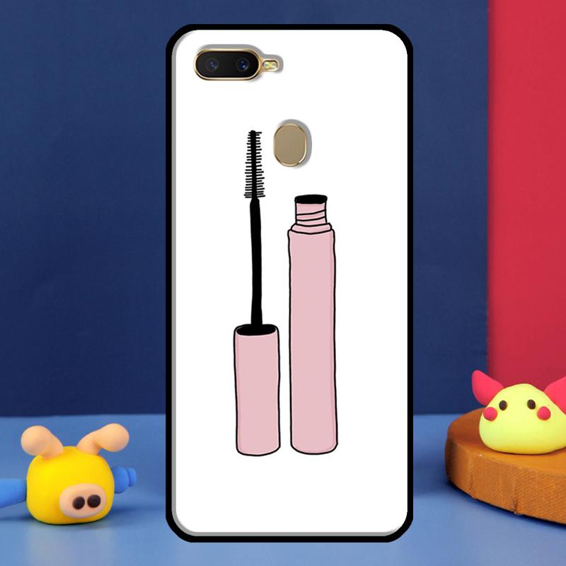 Lipstick Make Up Case For Oppo A91 A5 A9 A16 A76 A96 A58 A78 A98 A52 A72 A74 A94 A54 S A57 A77 A15 A17 Cover
