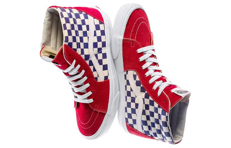 Vans Sk8-Hi BMX Checkerboard True Blue Red