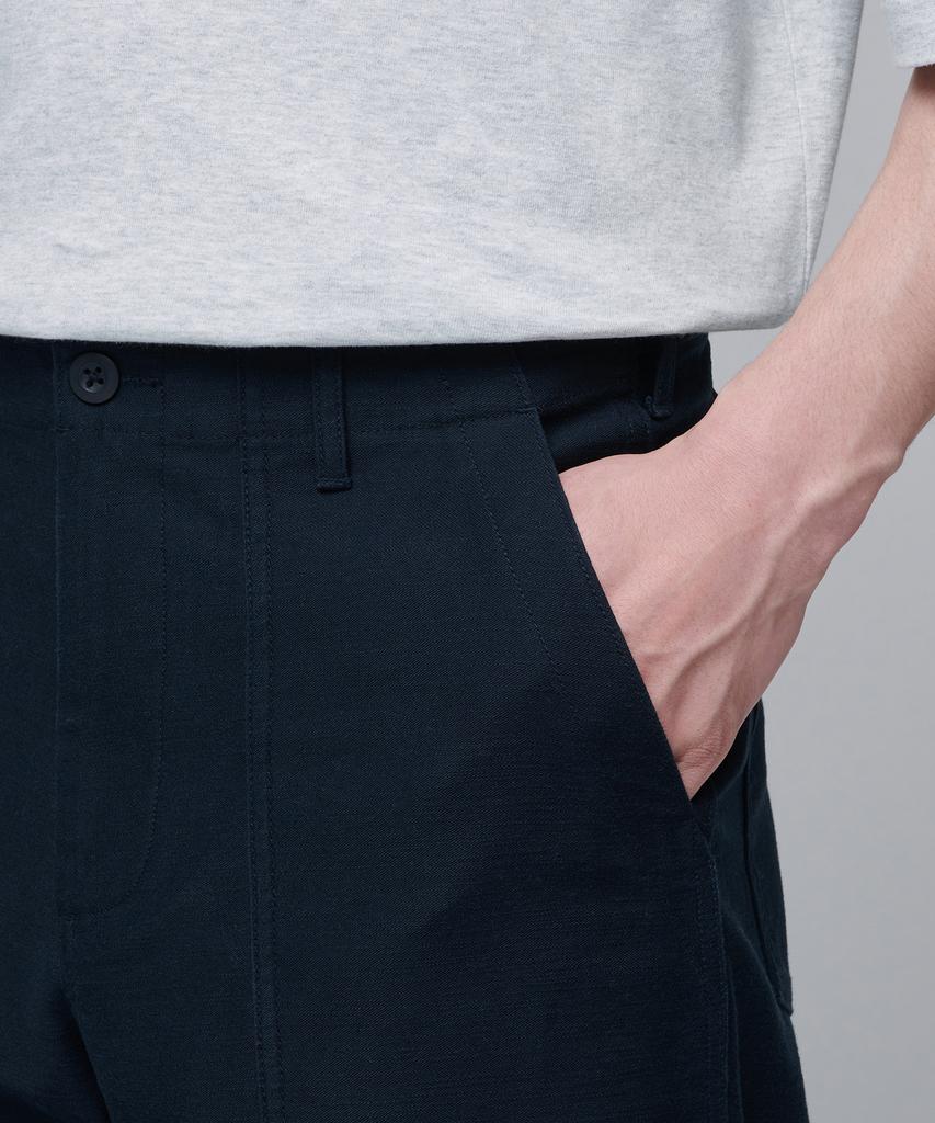 MUSINSA STANDARD Wide Replica Fatigue Pants [Navy]