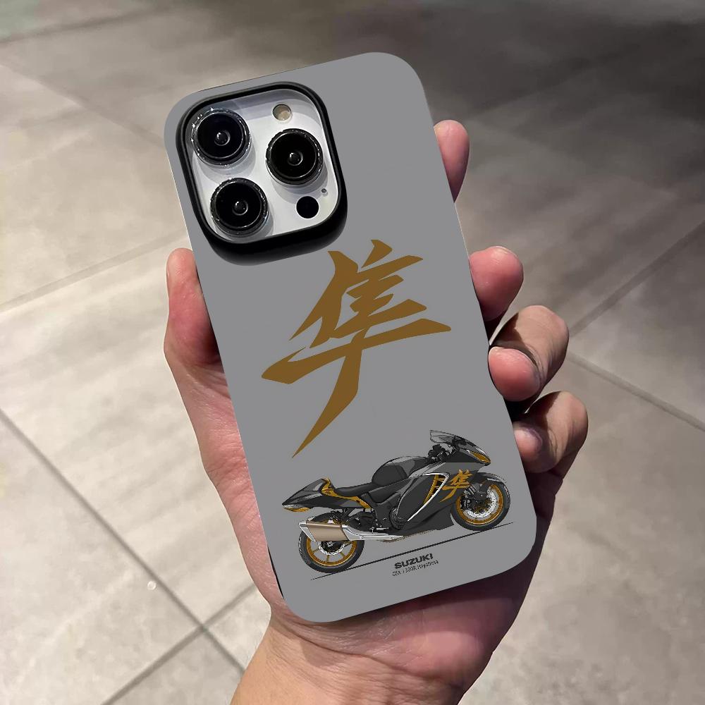 

S-Suzuki H-Falcon Чехол для телефона Жидкий силикон для Iphone 16 15 promax 14 plus 13 12 11 полная защита от падений For IPHONE 16PRO