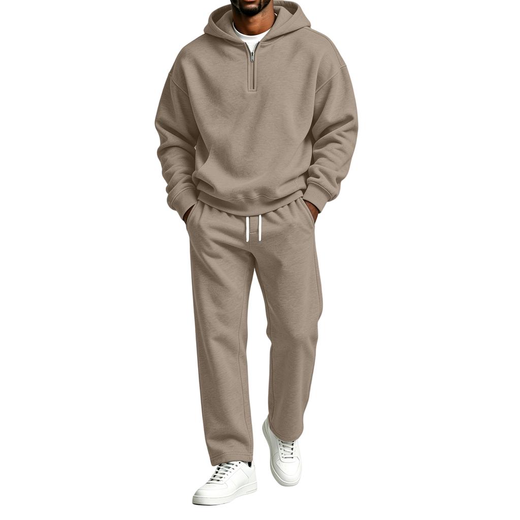 Felpa con cappuccio e pantaloni larghi Set da due pezzi per uomo e donna