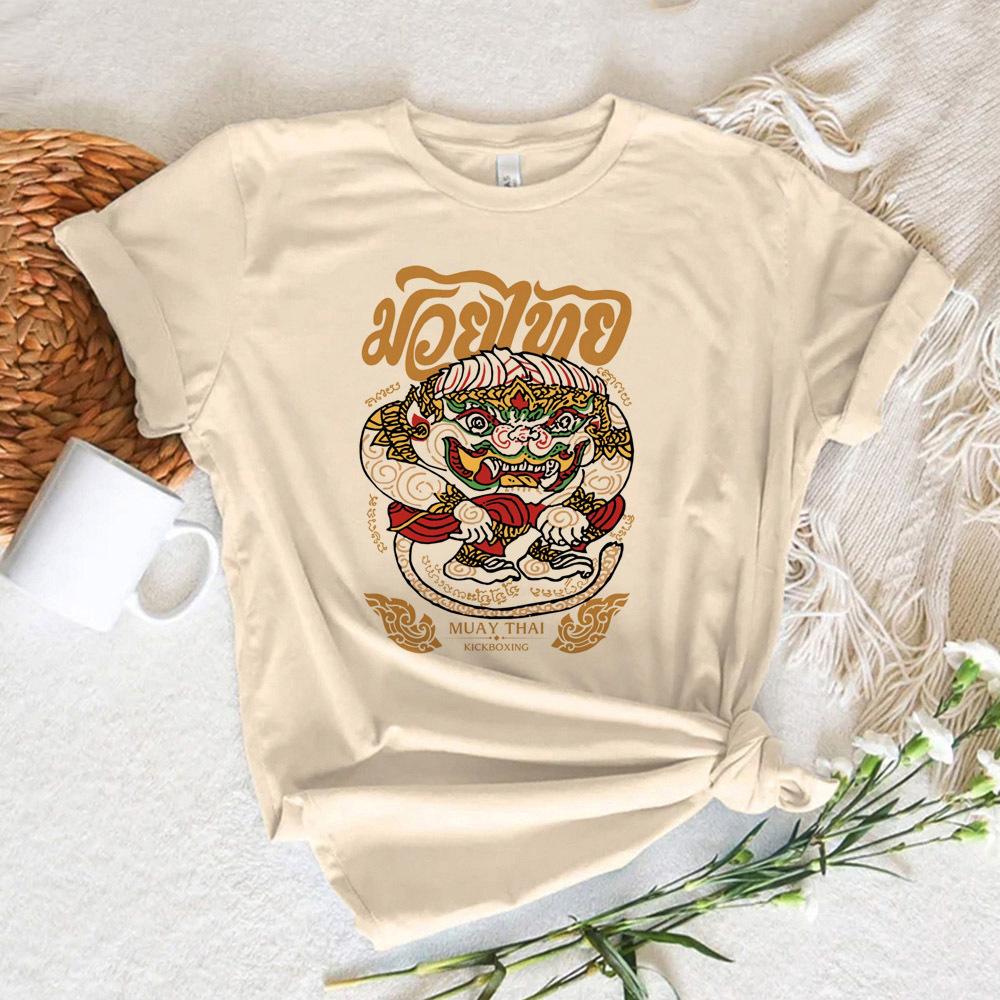 Muay Thai tshirts Women anime designer Y2K t shirt girl Unisexga designer clothes S