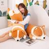 Long Corgi Plush Toys Throw Pillow Cushion Soft Stuffed Animal Doll For Xmas Birthday Gift