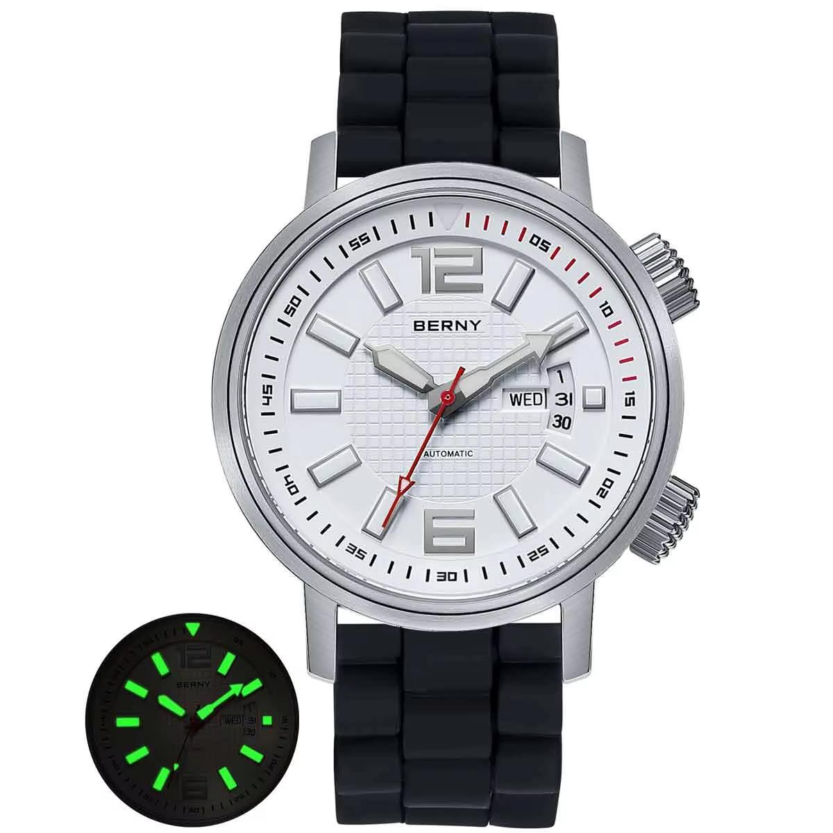 BERNY 20ATM Diver Automatic Mechanical Watch