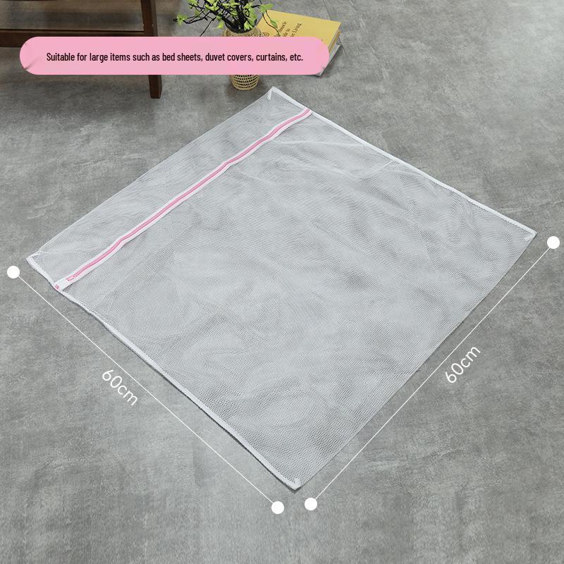 Pink Mesh Laundry Bag for Machine Wash - Anti-Deformation Clothes Care for Bras & Sweaters