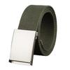 Waist Belt Exquisite Gift Comfortable Canvas Wide Metal Buckle Pants Belt Costume Accessory