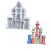European Castle Silicone Mold Creative DIY Chocolate Candy Molds Home Kitchen Baking Cake Decoration Tool Candle Soap Mould