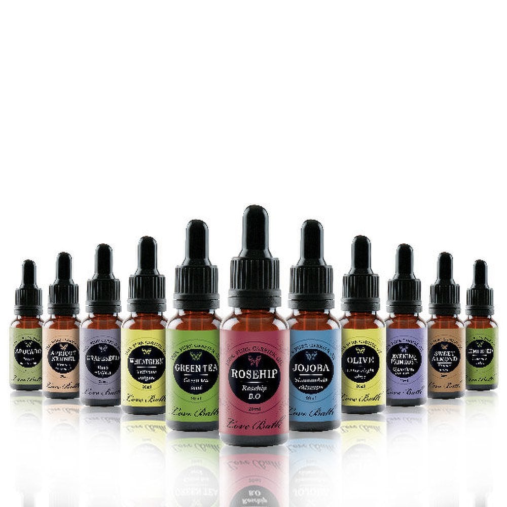 LOVE BATH 100% vysoce koncentrovaný pleťový olej/šípkový olej/jojobový olej/20ML