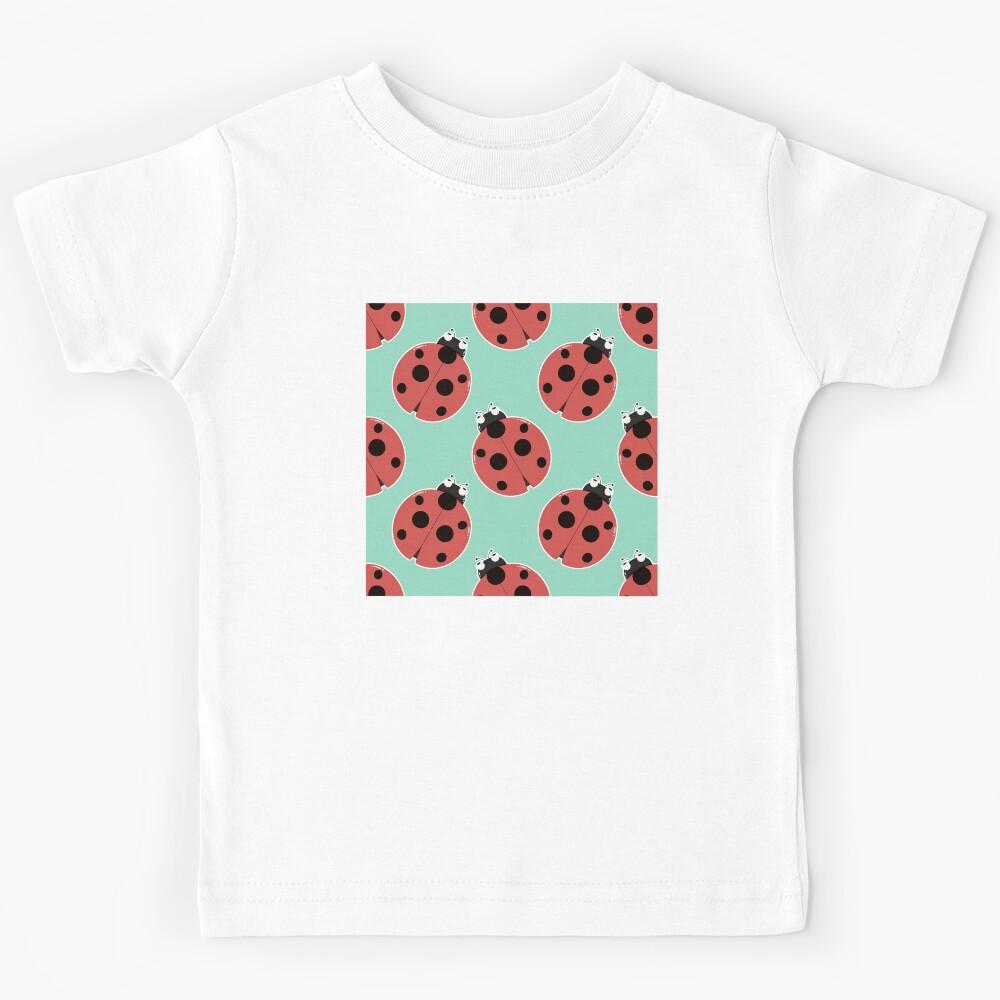 Ladybug cartoon seamless pattern Kids T-Shirt 110