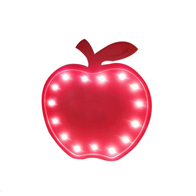Lampada LED a Forma di Mela Lampada da Tavolo Decorativa Popolare su Instagram Natale e Vigilia di Natale Lampada Notturna Decorativa