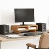 VidaXL Monitor Stand Artisan Oak 50x27x15 Cm Engineered Wood, Monitor Riser for Desk, Shelf of 854750