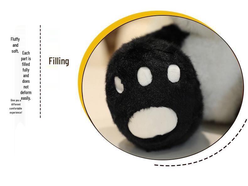 Big Foot Animal Plush Toy - Cute Panda, Koala, Fox & Raccoon Doll Collection