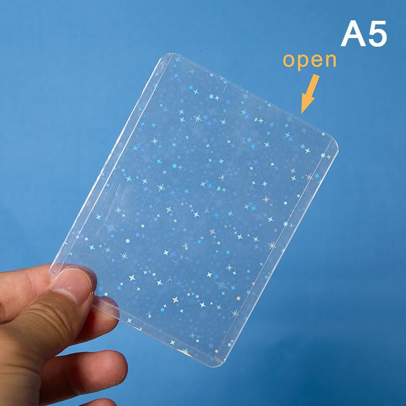 10 Adet Yıldız Aşk Kalp Kpop Fotocard Toploader Fotoğraf Kartı Kollu Idol Fotoğraf Kartları Koruyucu Kılıf