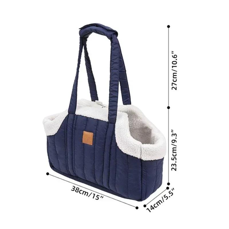 Travel Pet Carrier Portable Dog Cat Tote Bag Stylish and Lightweight Pets Carrying Bag for Driving Going Out Walking Traveling
