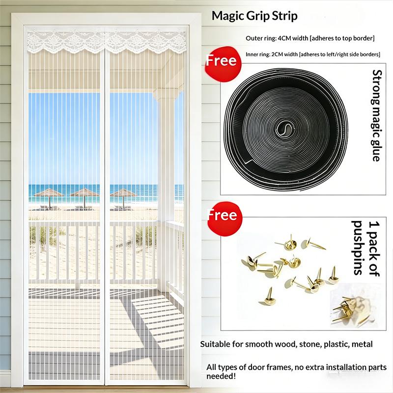 Anti Mosquito Fly Curtains for Doors Screen Magnetic Mosquito Net Door Window Automatic Closing Mesh for Kitchen Living Room
