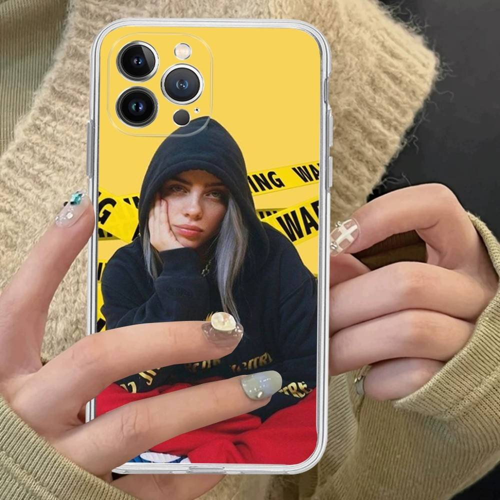 

Прозрачный чехол для телефона от поп-певицы B-Billie для IPhone 17 Air 16 Pro Max 15 14 13 12 11Plus Ударопрочный чехол iPhone 12 pro