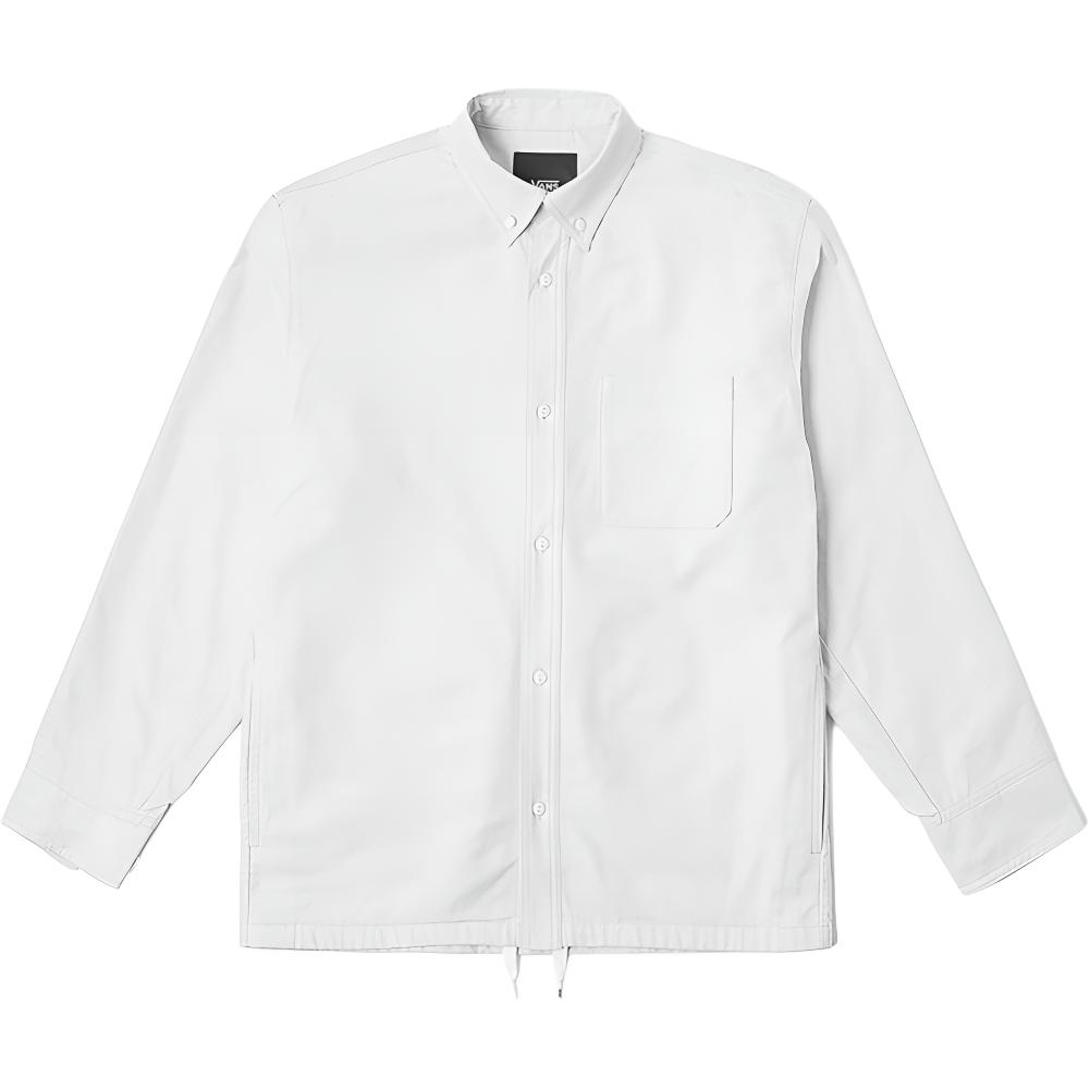 Vans Shirts Men s White Lapel Moderate VN000P04WHT L