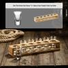 OIMG 6-Piece Baijiu Shot Glass Set with Bamboo Holder