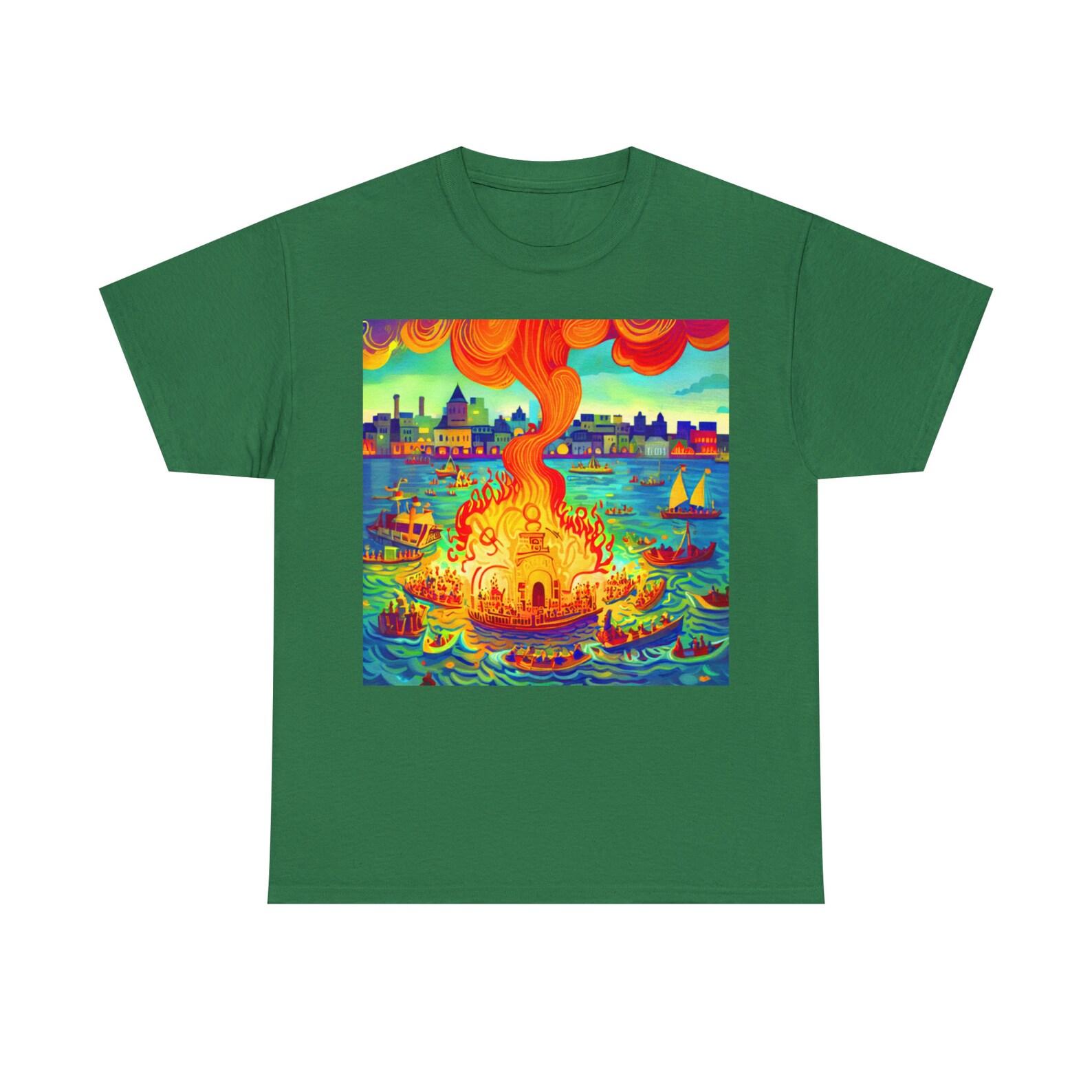 Rhode Island Water Fire Event Tee 100