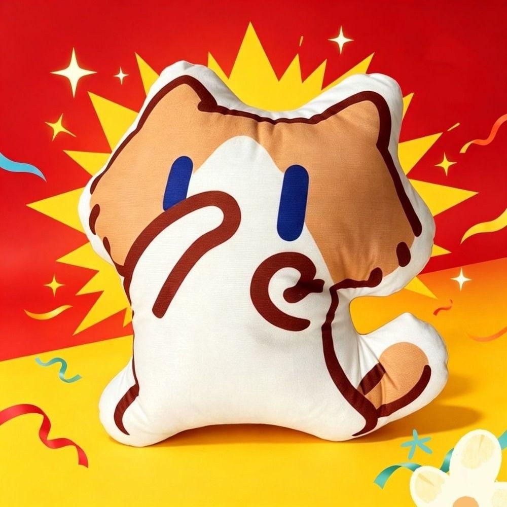 Sofa Decor Cat Plush Throw Pillow Home Ornament Cat Stuffed Pillow  Student