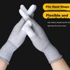 Maozheng Dipped Work Gloves, 10 Pairs, Carbon Fiber Coated Finger Anti-Static Non-Slip Lightweight Breathable for Work, Thin Style 9#