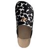 Adidas Originals Adimule Cow Print Comfortable Fitting Slide Sandals Unisex Footwear Black White KI0407