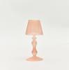 European Transparent Glass Table Lamp Style Candle Holder Striped High Foot Wedding Home Decor