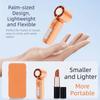 Intelligent Digital Display Portable Cooling Fan Mini Size 360° Turbine High-Speed Cooling Fan USB Charging Violent Force