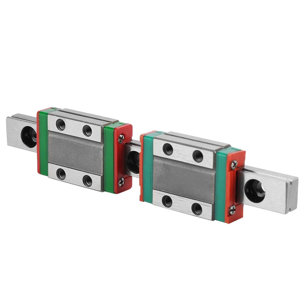 MGN9B 100mm Linear Guide Rail 9mm Width with 2pcs MGN9B Rail Block