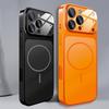 Original Glass Nano Matte Case For iPhone 17 Air 16 15 14 13 Pro Max 17Pro Magnetic For Magsafe Wireless Charging Armor Funda
