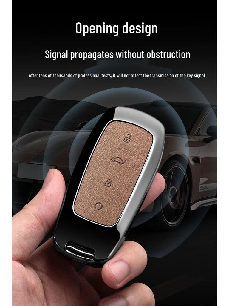 Étui de Protection pour Clé de Voiture OMODA pour Hommes et Femmes - Coque de Clé Haut de Gamme avec Boucle
