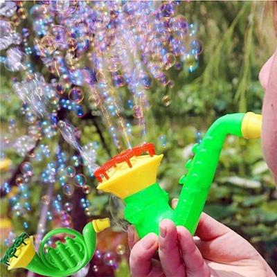Lovely Cartoon Animal Soap Water Bubble Gun for Kid Outdoor Toys Children Blowing Bubbles