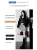 Women's Autumn/Winter 2025 Sparkling Sequin Wool A-Line Skirt - High Waist, Hip-Hugging, Slimming Short Skirt
