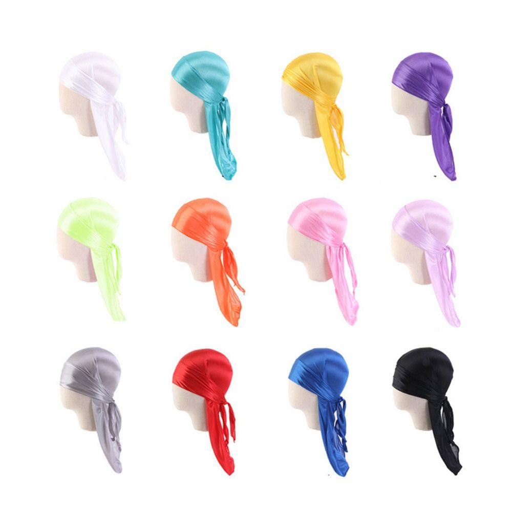 2Pcs Durag Pirate Hat Pirate Baby Turban Hijab Bandana Elastic Headwrap  Children